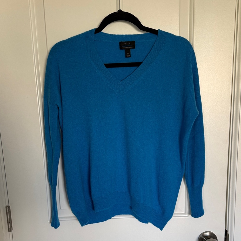 J. Crew Women's V-Neck Sweater- Italian cashmere